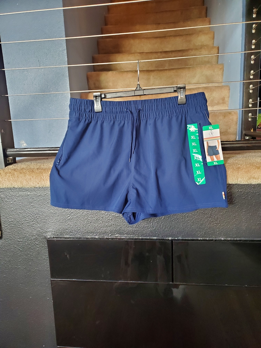 OP Women's Navy Athletic Shorts